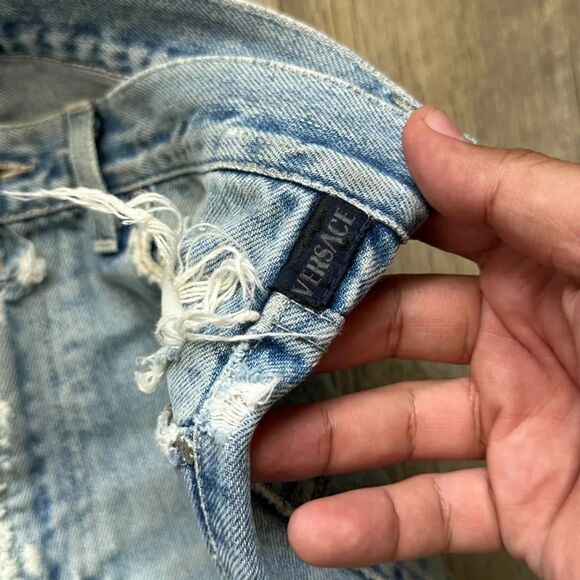 Vintage Versace Jeans Signature Denim Jeans Size 32X30 - Picture 4 of 5
